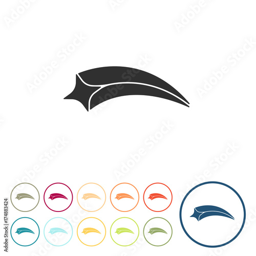 Runde Schaltflächen - Sternschnuppe