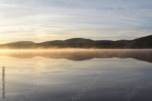 sunrise in mountains