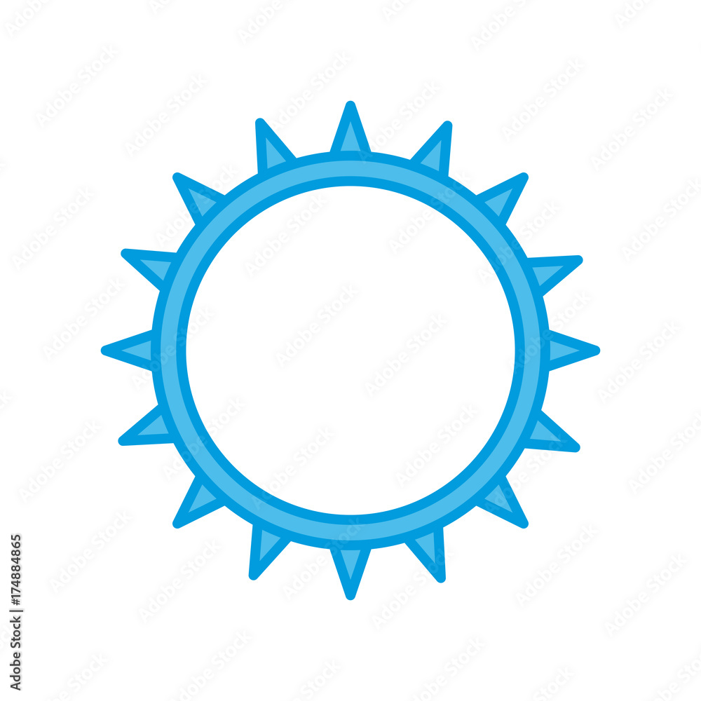Sun isolated symbol icon vector illustration graphic design
