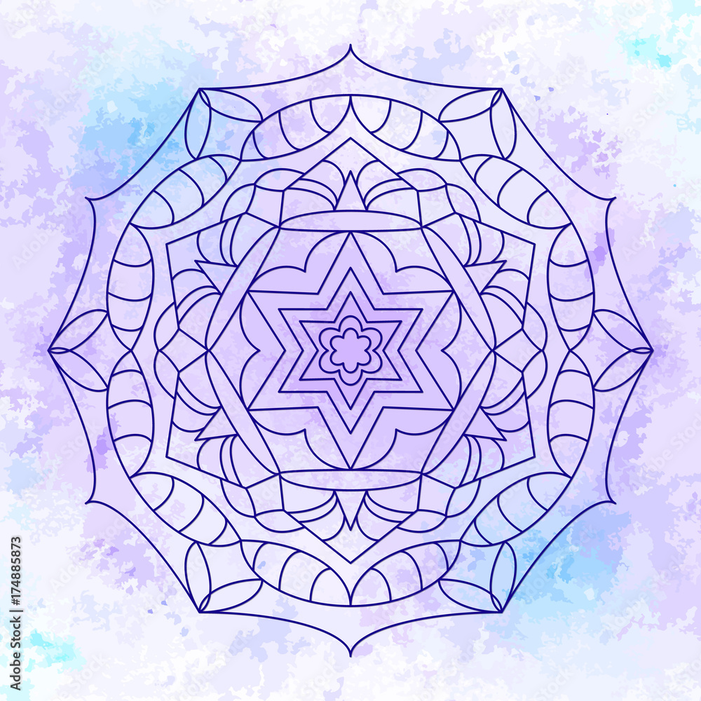 Abstract ornate mandala background Abstract ornate mandala background