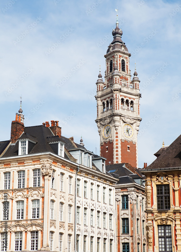 Grand Lille tower building, France.