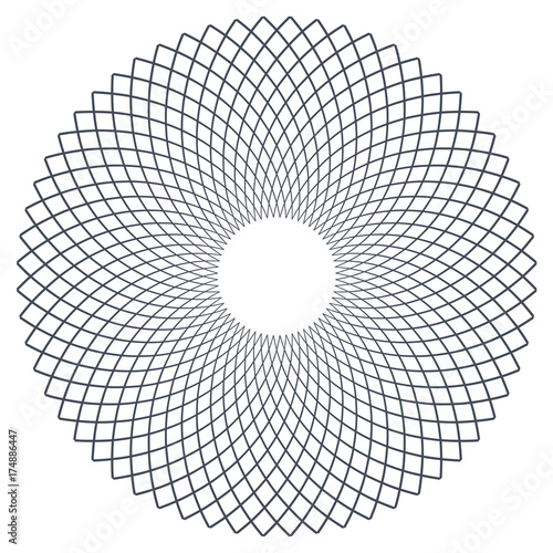 Circle design element.