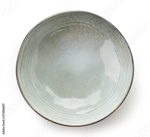 Empty grey bowl