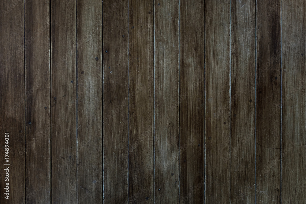 Naklejka premium Old wood plank texture background