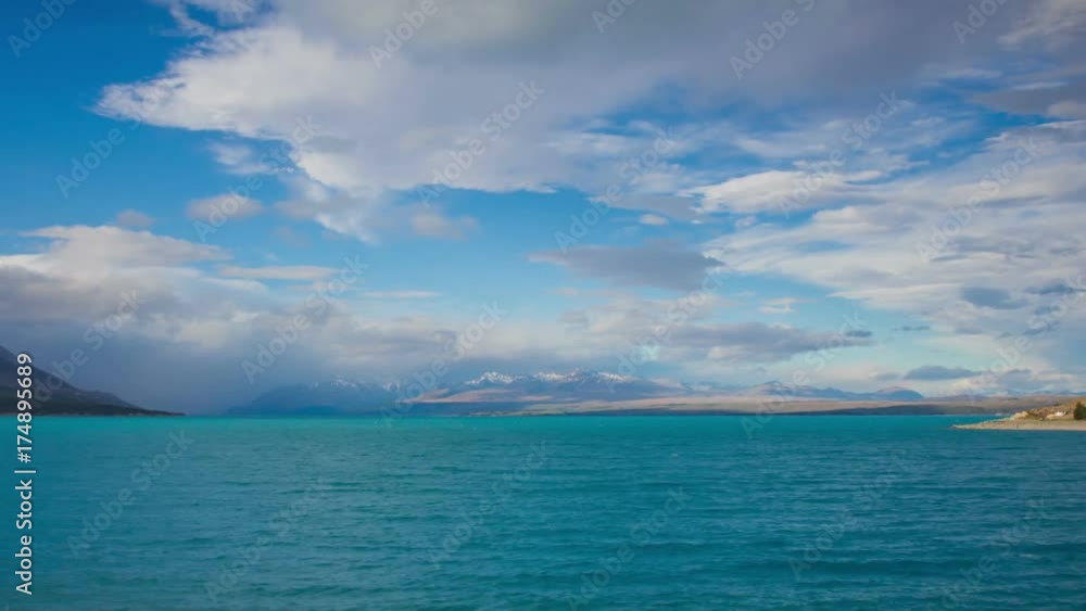 Time Lapse - Cloudscape of Lake Pukaki, New Zealand Time Lapse - Cloudscape of Lake Pukaki, New Zealand