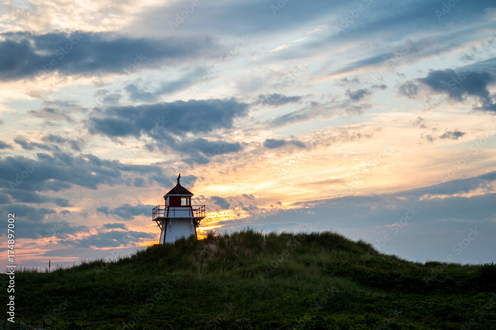 beach side lighthouse