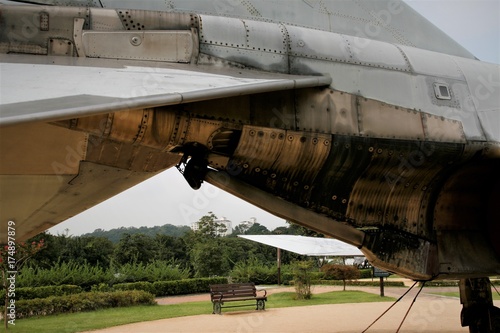 Bilde på lerret korea air force F-4 phantom fighter in Borame Park