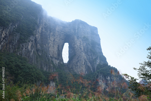 mountains landscape in Zhangjiajie china