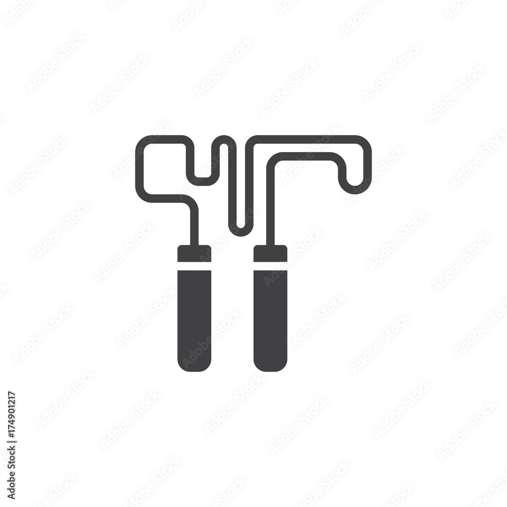 Skipping rope icon vector, filled flat sign, solid pictogram isolated on white. Symbol, logo illustration. Skipping rope icon vector, filled flat sign, solid pictogram isolated on white. Symbol, logo illustration.