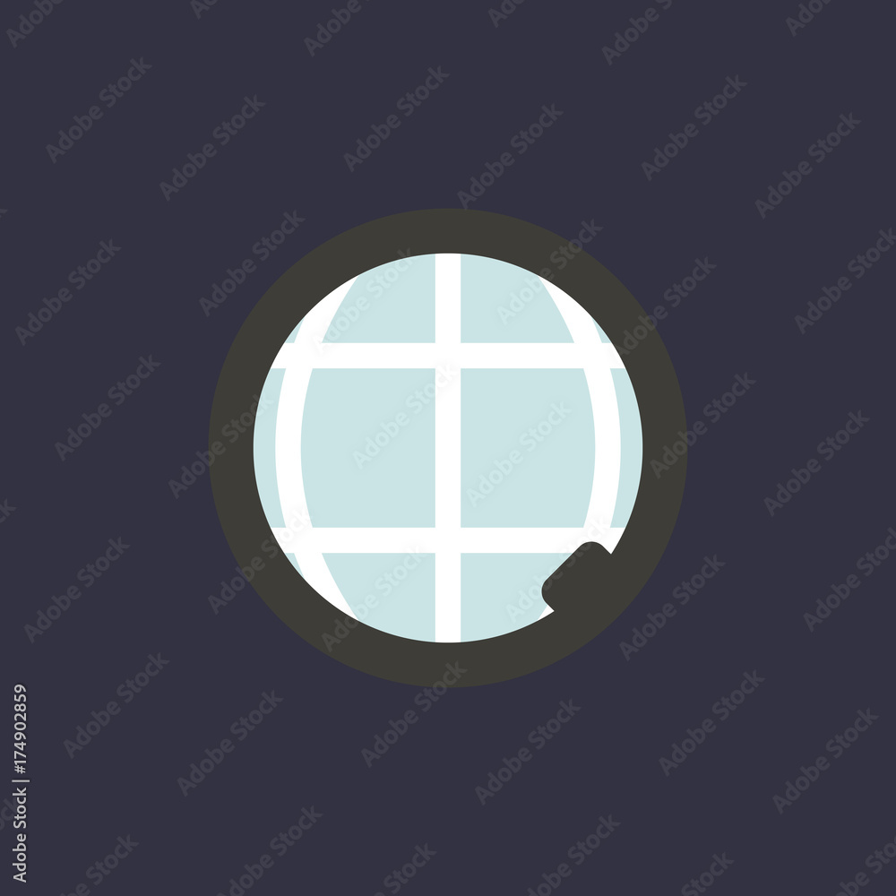 Vector of global icon