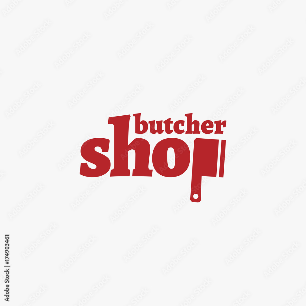 Butcher shop logo Butcher shop logo