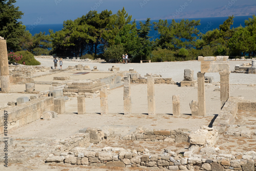 Ancient ruins of Kamiros,  Rhodes Grecee