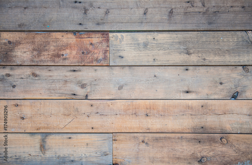 Naklejka premium Wooden Screen