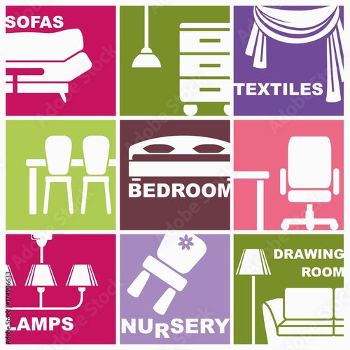 Icons of furniture and interiors