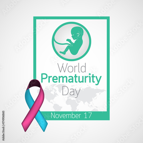 World Prematurity Day vector icon illustration