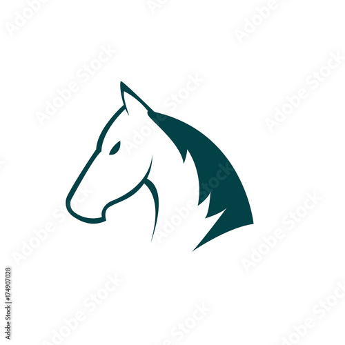 horse head vector