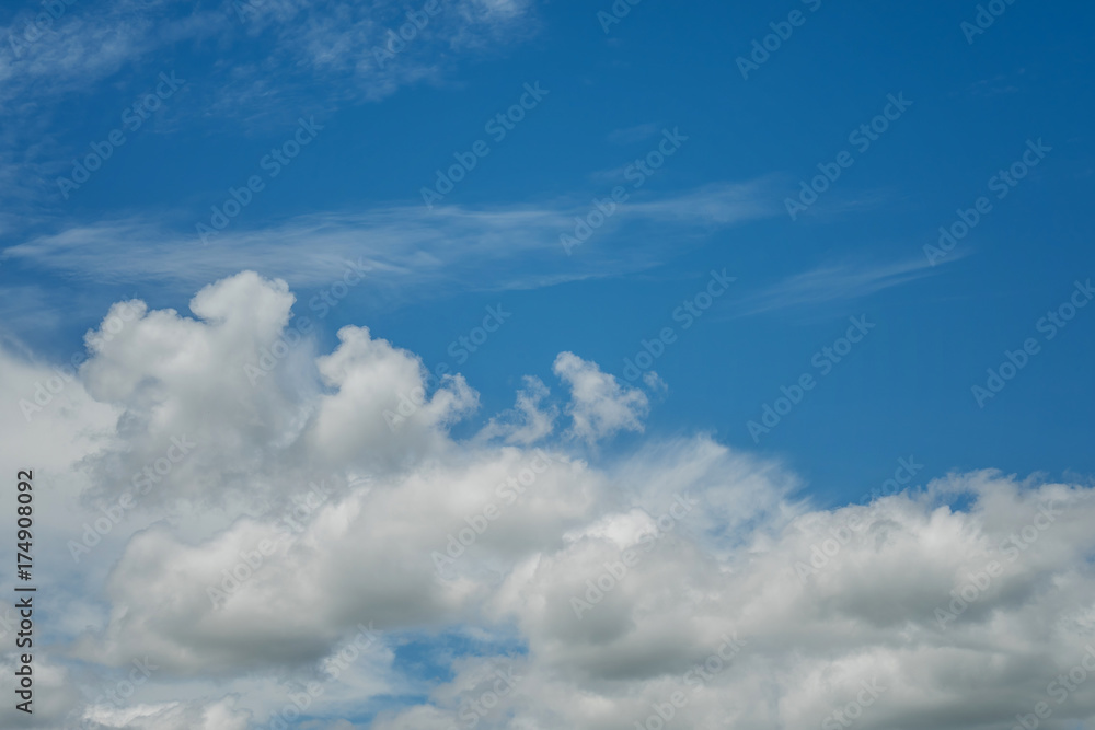 Beautiful sky with clouds Beautiful sky with clouds