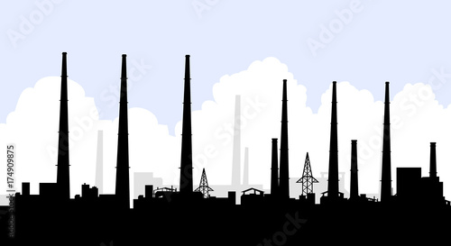 Morning Factory Skyline