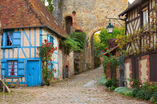 Gerberoy, village de l'Oise, Hauts-de-France, France photo