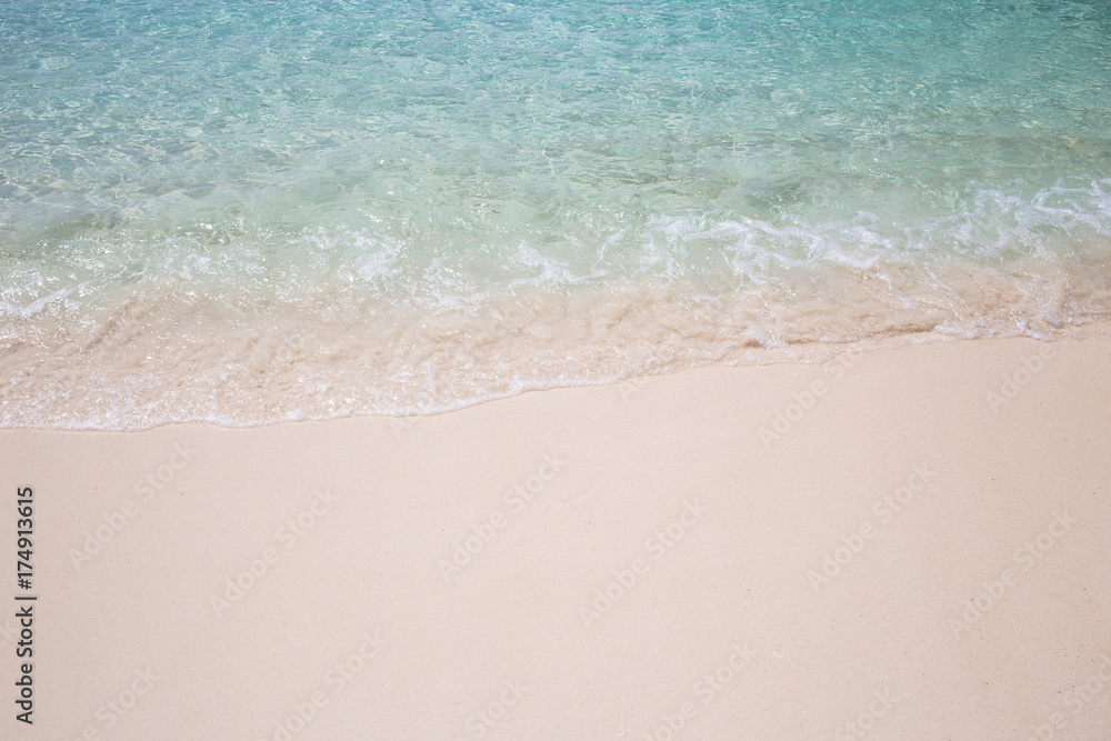 Clean beach background Clean beach background