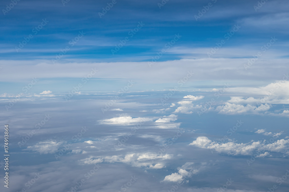 Beautiful sky with clouds. Beautiful sky with clouds.