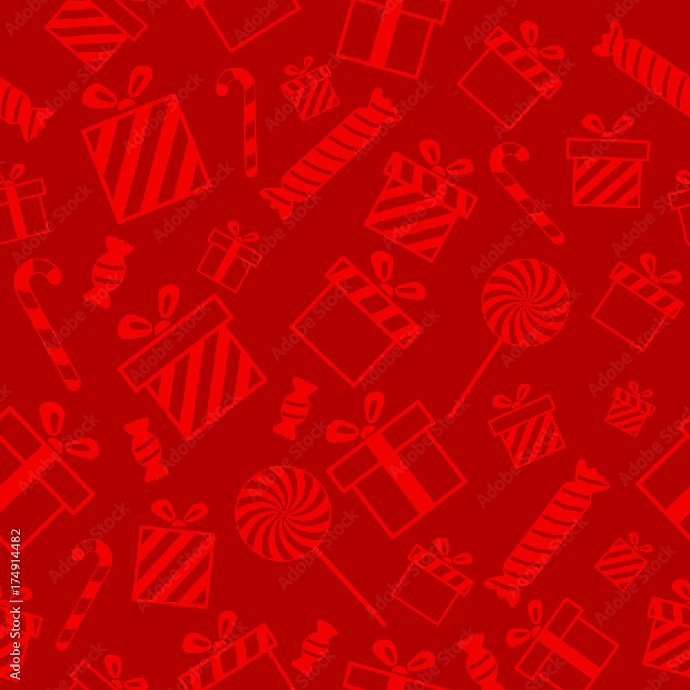 Christmas vector seamless pattern Christmas vector seamless pattern
