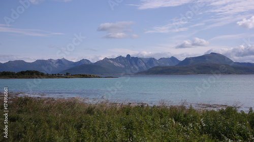Mountains of Vesteralen peninsula  Norway