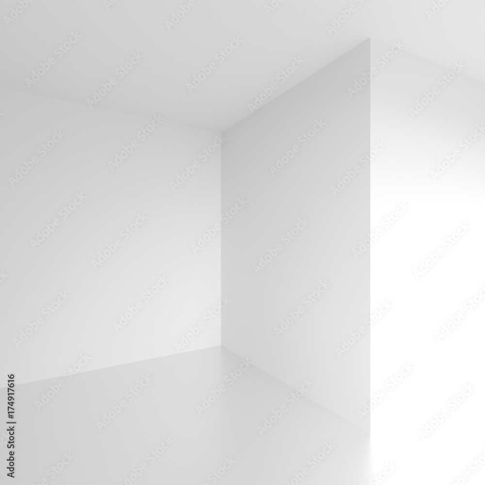 Abstract Architecture Background. 3d Rendering