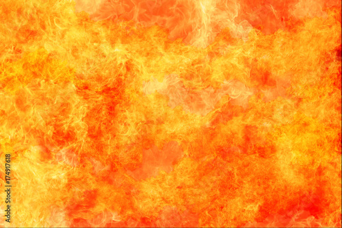 Background of blazing fire