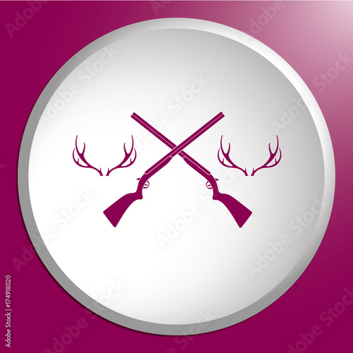 Hunting club logo icon