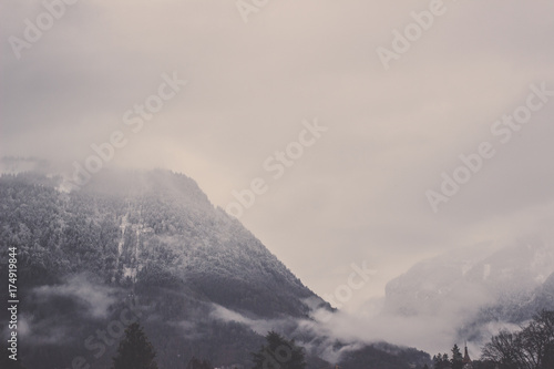 Foggy mountain, Interlaken