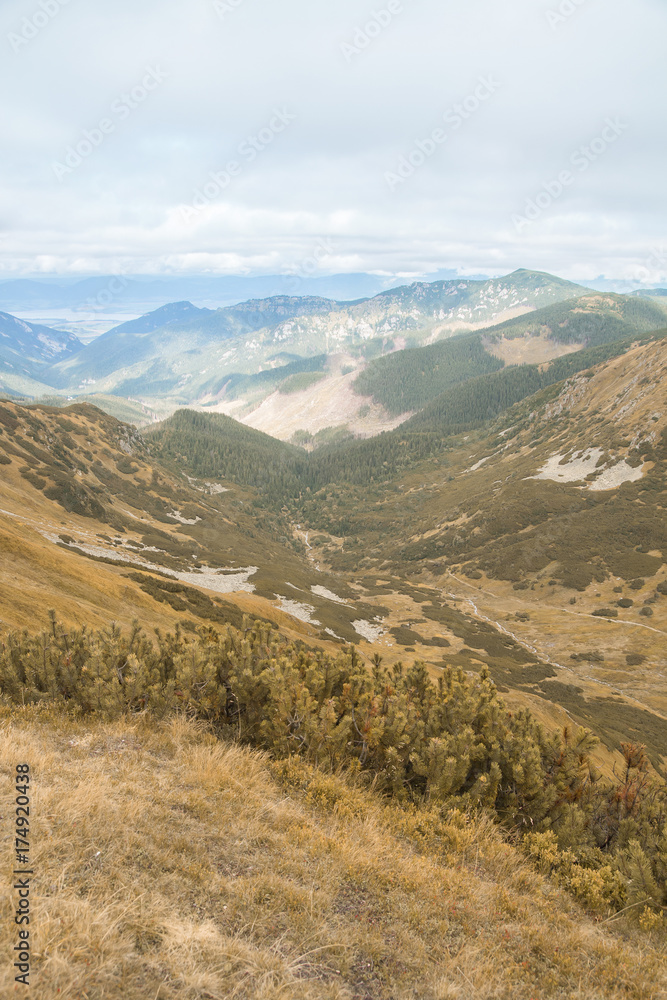 valley in mountains