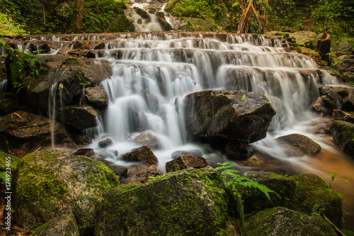 Fototapeta Naklejka Na Ścianę i Meble -  soft water of the stream in the natural park