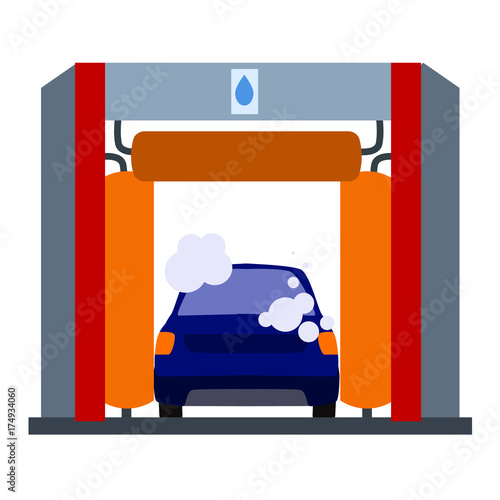 car service flat icon