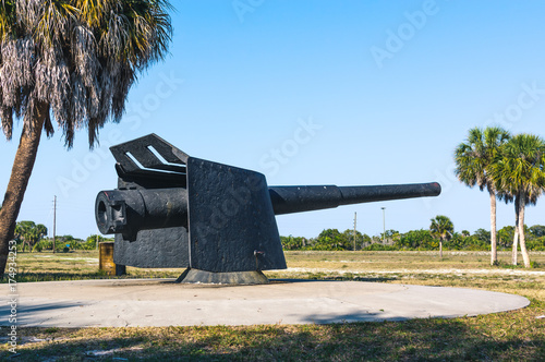 Restored weapon at Fort de Soto photo