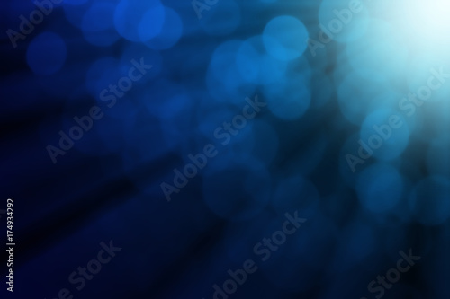bokeh background blue