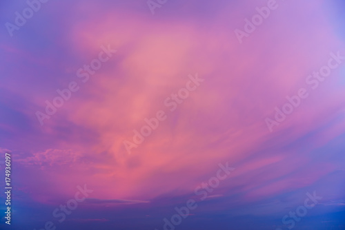 The beauty of colorful clouds in twilight background © PK4289
