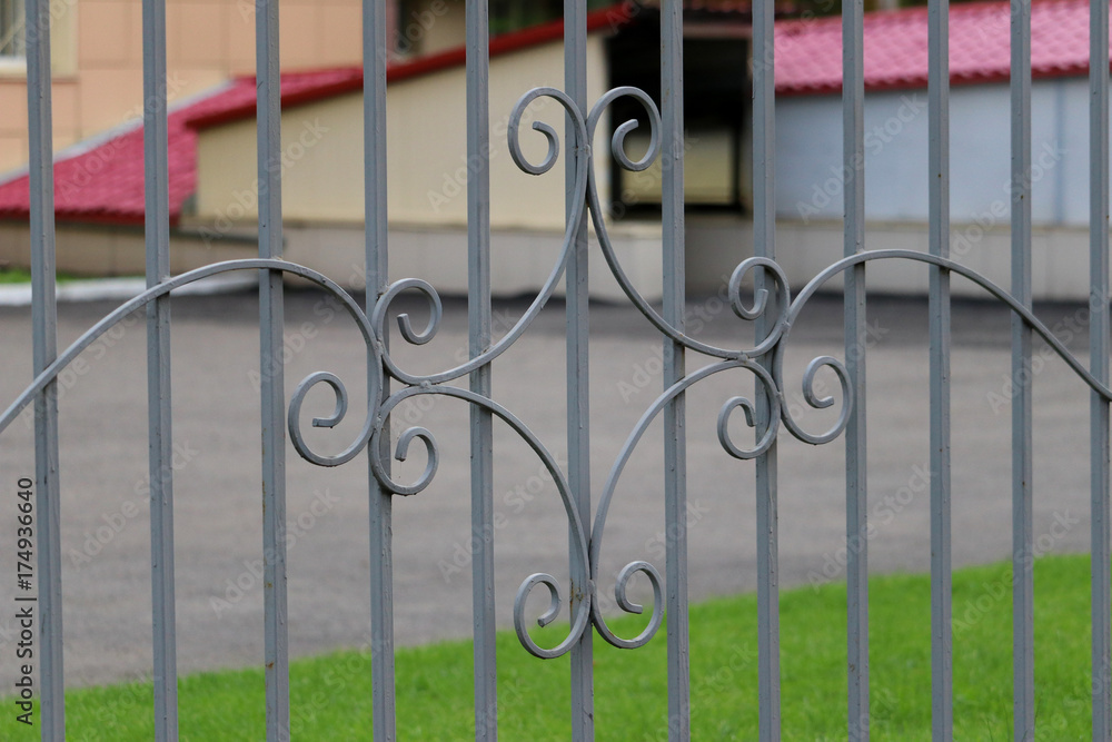 Wrought-iron fences and hedges Wrought-iron fences and hedges