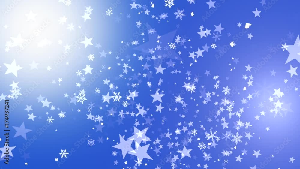 flocons et étoiles qui tombent diagonale (bleu) flocons et étoiles qui tombent diagonale (bleu)