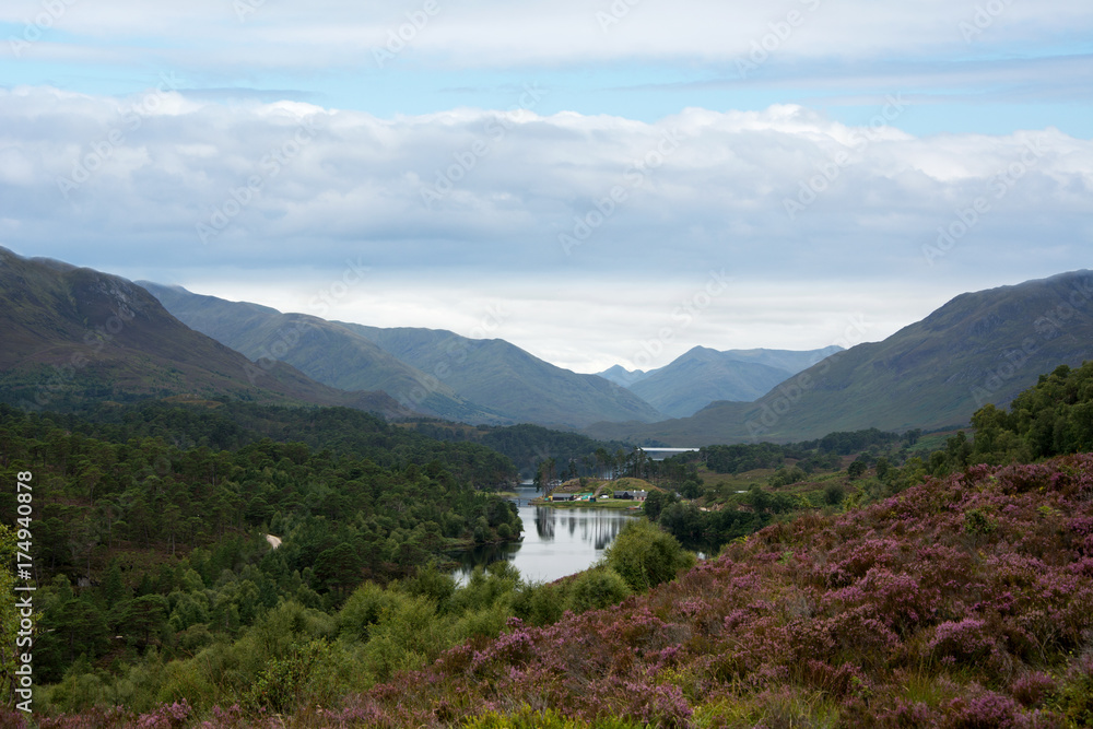 Loch Affric looking towards the West Coast