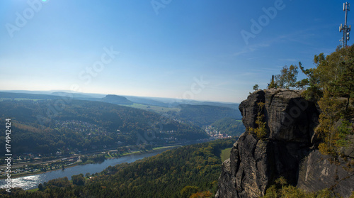 sächsische schweiz deutschland dresden bad schandau wandern panorama landschaft berge