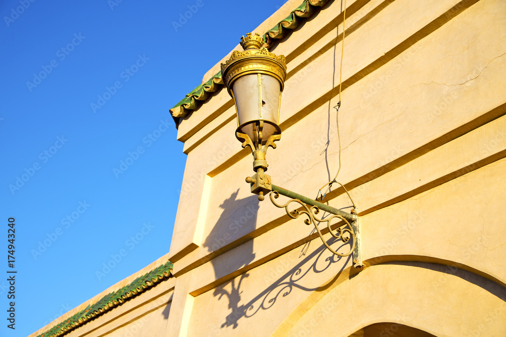  street lamp   morocco