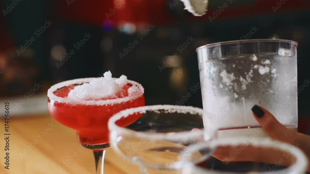 Gin drink cocktail fancy glass tonic water ice garnish fresh fruit