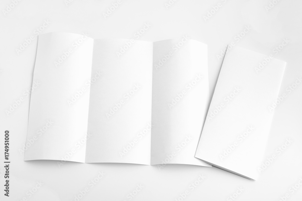 white template paper on background white template paper on background