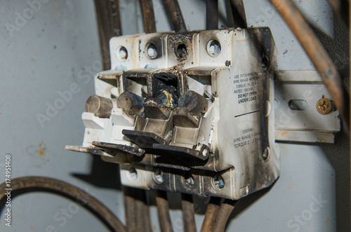 fuse high power voltage electronic box burn fire