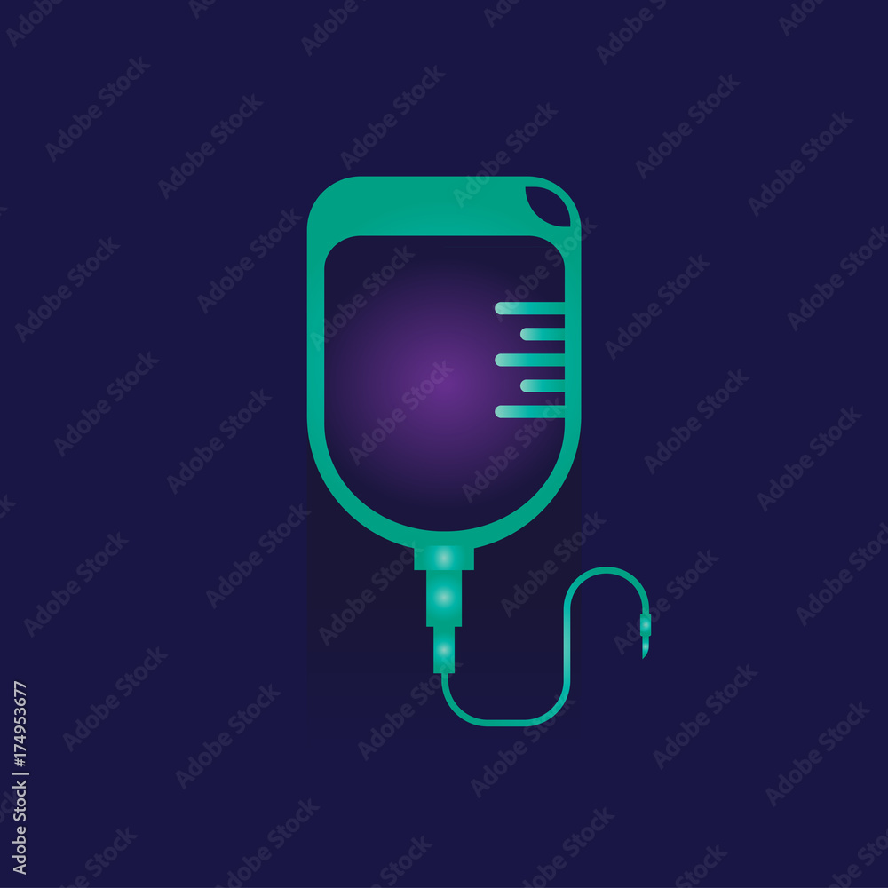 Saline bag icon. on white background. logo. Symbols. vector illustration Saline bag icon. on white background. logo. Symbols. vector illustration