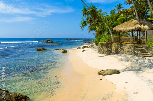 Tropical beach in Sri Lanka