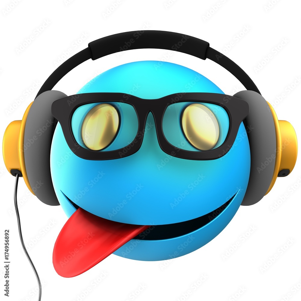 3d blue emoticon smile 3d blue emoticon smile
