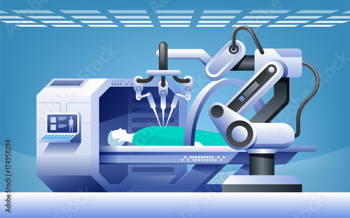 Robots in medicine. Robotic surgery.