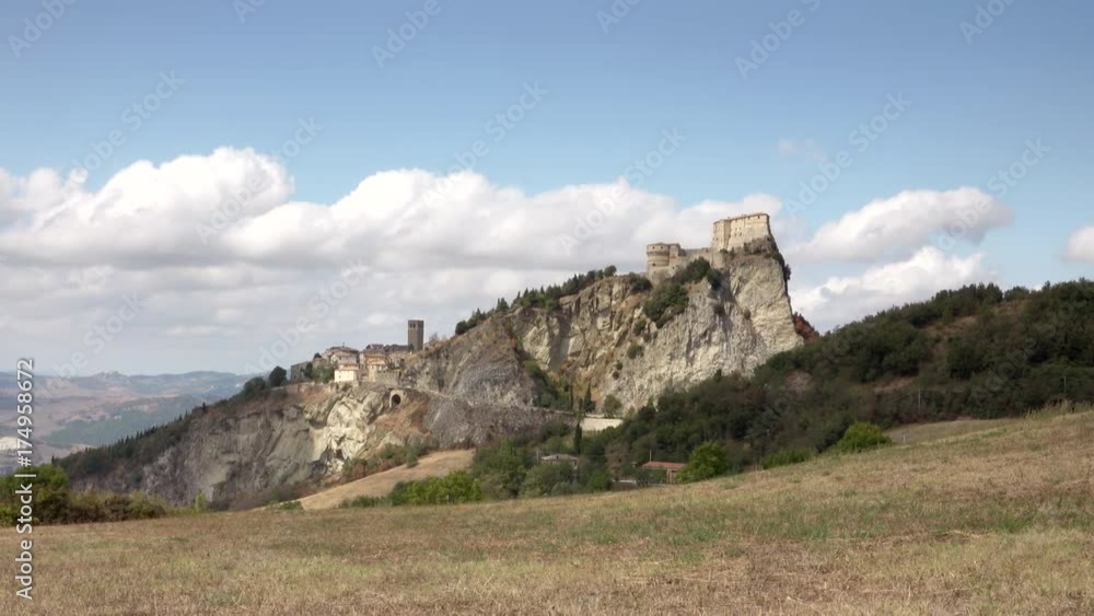 panorama of unique medieval village in Italy panorama of unique medieval village in Italy